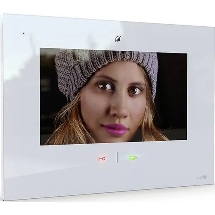 M-e modern-electronics 41269 Video-Türsprechanlage WLAN, Funk Inneneinheit Weiß