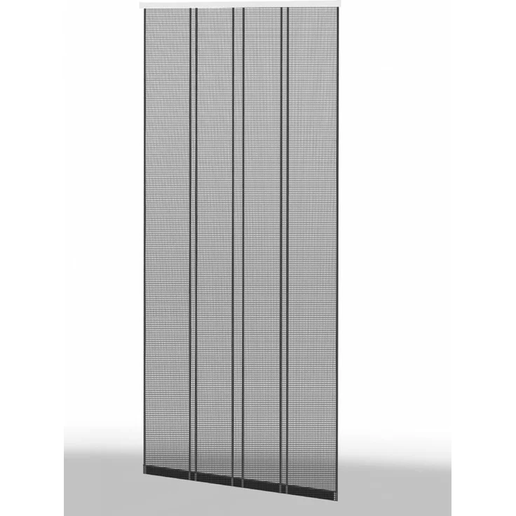 Klemm Lamellenvorhang 100x220cm Profil anthrazit Lamelle anthrazit 101430107-VH