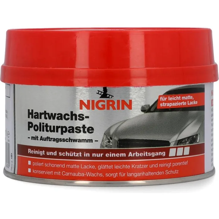 NIGRIN 72943 Hartwachs- Politurpaste 250 ml