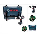 Bosch Professional GSR 18 V-85 C (ohne Akku) mit GCY 30-4 Connectivity Modul in L-Boxx