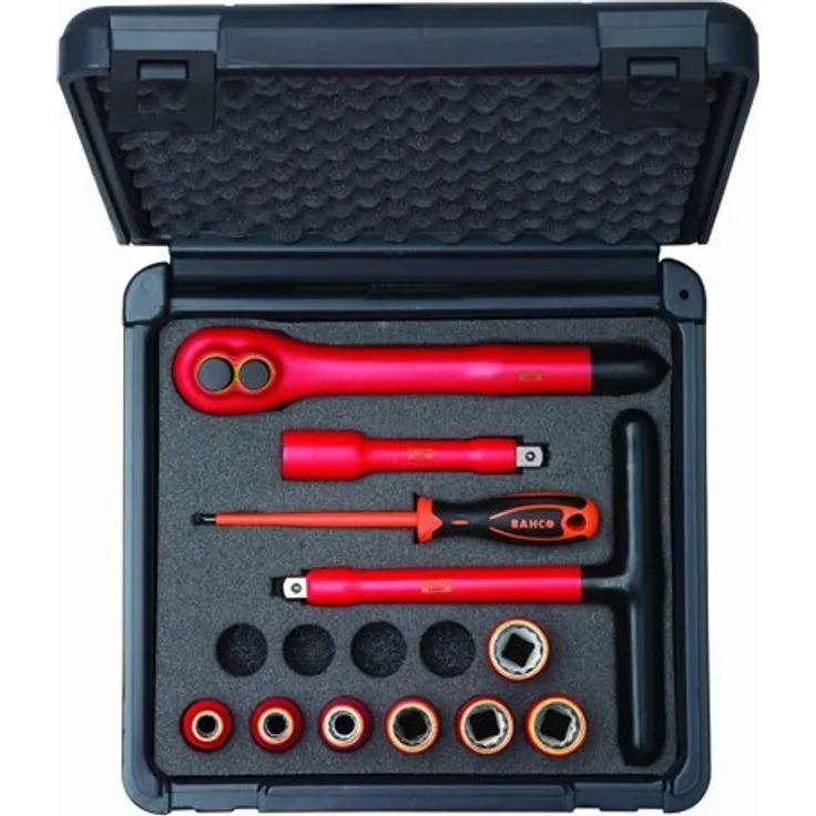 Bahco 3045V Isolierter Werkzeugkoffer für Elektriker