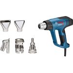 Bosch Professional GHG 23-66 Heißluftpistole (Temperaturbereich 50-650 °C, inkl. Display, 5 Düsen, in Tragetasche), 2300 W