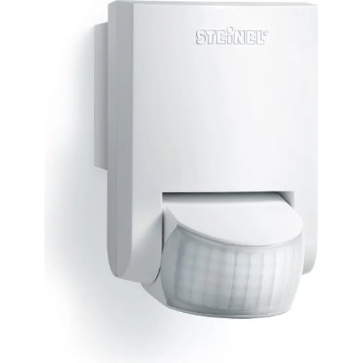 Steinel Bewegungsmelder IS 130-2 weiß, Infrarot-Sensor, 130° Erfassungswinkel, 12m Reichweite, Innen- und Außenbereich, IP44