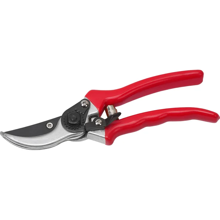 Meister Gartenschere mit Bypass-Klinge - Antihaft-Beschichtung - Geeignet für weiches Gehölz und Frischholz - Für präzise Schnitte - Rosenschere - Rebschere - Floristenschere - Bypass-Schere - 9719100 Rechtshänder mittelgroß