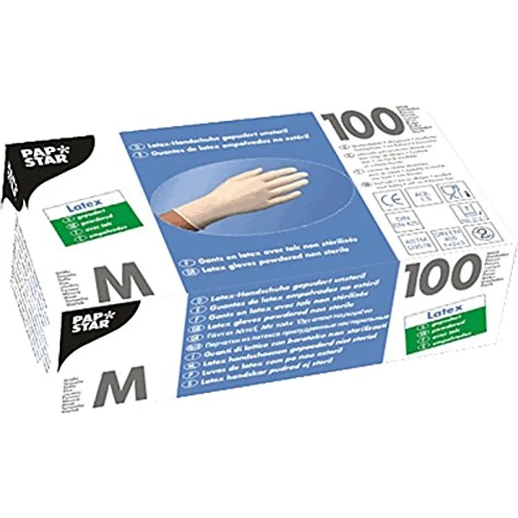 Einweg-Handschuhe Latex Größe M 100 Stück