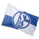 FC Schalke 04 Hissfahne Flaggen/Fahnen, Mehrfarbig, 250x150x1 cm