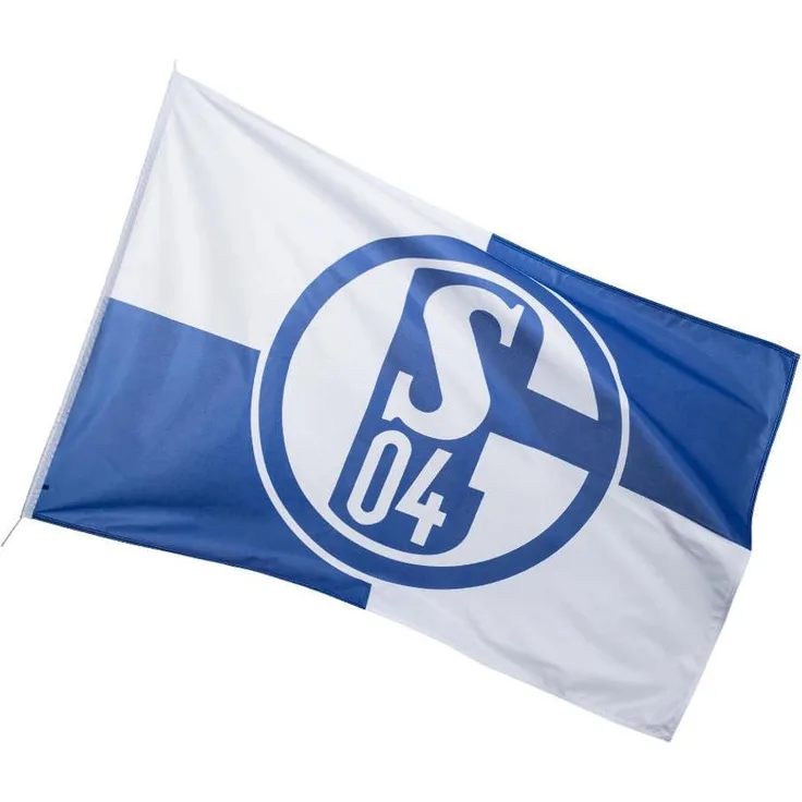 FC Schalke 04 Hissfahne Flaggen/Fahnen, Mehrfarbig, 250x150x1 cm