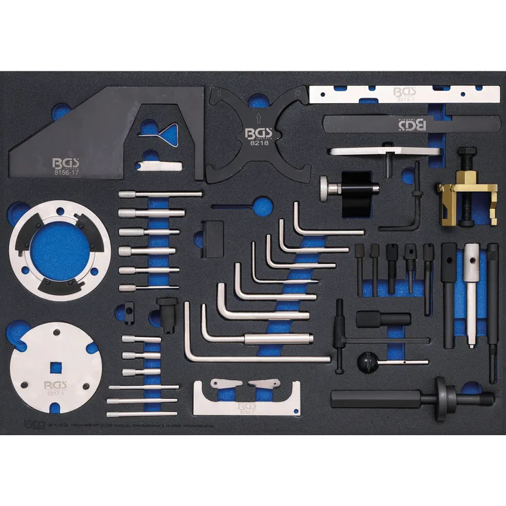BGS 4139 | Werkstattwageneinlage 3-3: Motor-Einstellwerkzeug-Satz | für Ford, VW, Seat, Mazda, Volvo