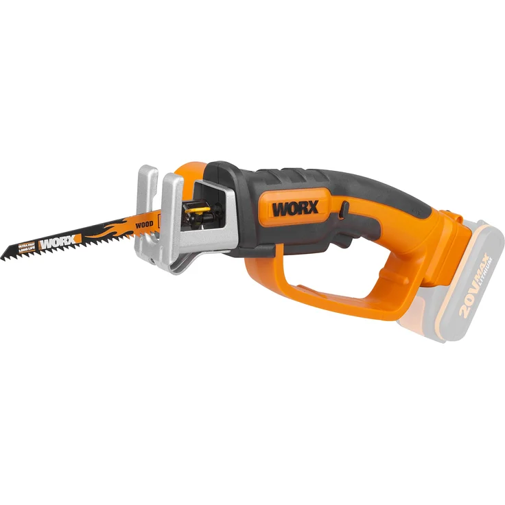 WORX WX894E.9 - Handsäge zum Schneiden von Holz und Stahl ? Flexible Astsäge mit schneller Umstellung - werkzeugloser Sägeblattwechsel ? Ohne Akku & Ladegerät – Bild 1