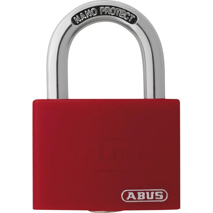 ABUS Aluminium-Vorhangschloss myLock T65AL-40, rot, 50870