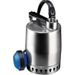 Grundfos Unilift KP 250-A1 KP 250 A1 Tauchmotorpumpe 500 Watt 11.200 l/h Entwässerung max. Förderhöhe 7,5 m max. Tauchtiefe 10 m max. Partikelgröße 10 mm max. Wassertemperatur 50 °C 21,4 cm Kabellänge 3 m 6,3 kg
