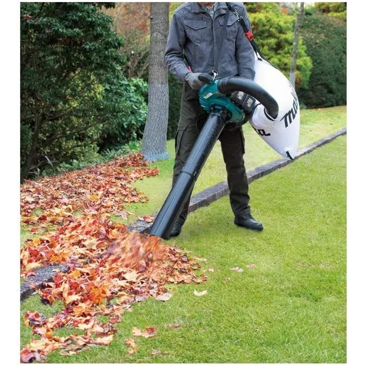 Makita DUB363ZV Akku-Laubbläser-Sauger 2x18 V ohne Akku und Ladegerät, 36 V, Petrol Häckselfunktion – Bild 4