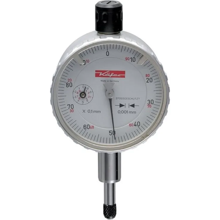 Käfer Feinmessuhr 0,001mm - 1mm - 58mm - Stoßschutz - IS O 463 - Werksnorm 10167 (10167)