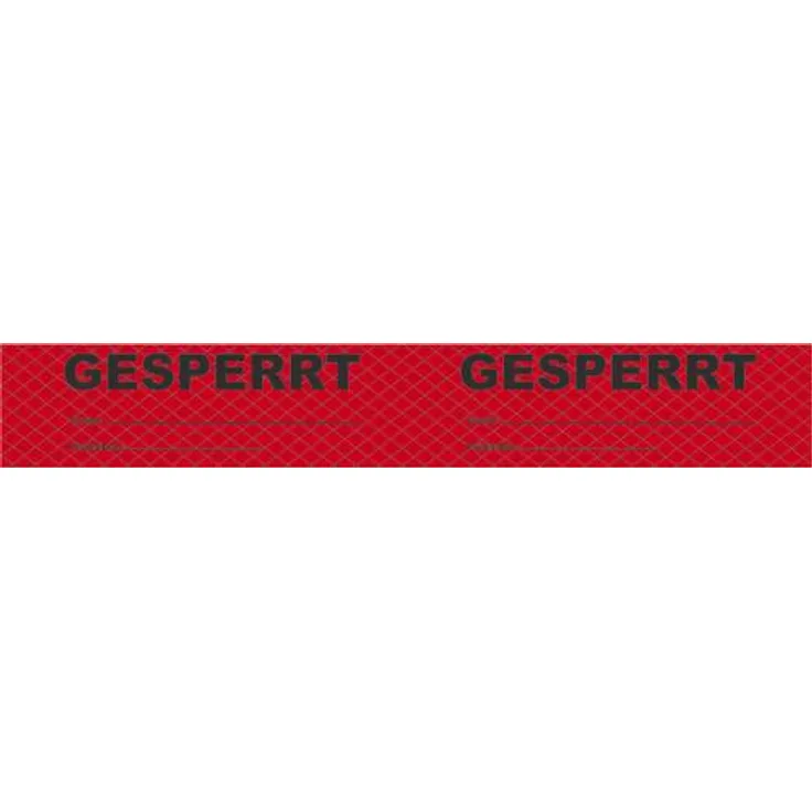 BJZ ESD-Klebeband 1 Rolle(n) Rot, Schwarz (L x B) 66m x 50mm C-101 753-R