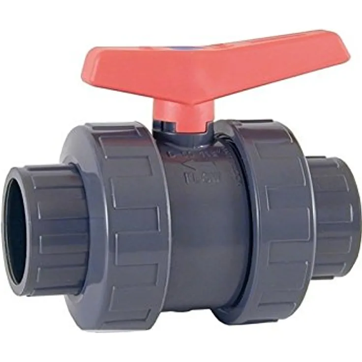 Cepex 2457 Standard Ø50mm Kugelhahn Grau, Rot Bewässerungszubehör