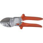 Original Löwe 1 Profi Amboss-Gartenschere 25 mm 1.104 mit rostfreier Stahlklinge und Antihaftbeschichtung - robuste und scharfe Schere aus rostfreiem Stahl eignet sich ideal für Holzarten wie Buche Esche mittelgroß