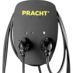 Pracht Alpha Wallbox NRG1000 - 2x11kW Ladestation mit 2x 5,5m Typ2 Ladekabel