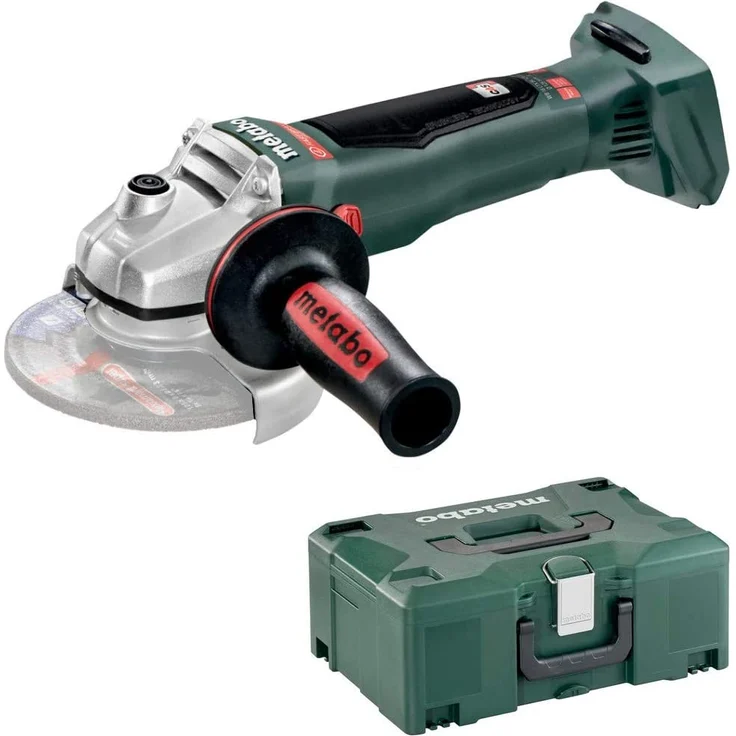 Metabo 613077840 Akku-Winkelschleifer WB 18 LTX BL 125 Quick 18 V, Scheiben-Ø: 125 mm, Bremssystem, Bürstenlos, Werkzeug-Schnellwechsel-Funktion, im MetaLoc Koffer – Bild 2