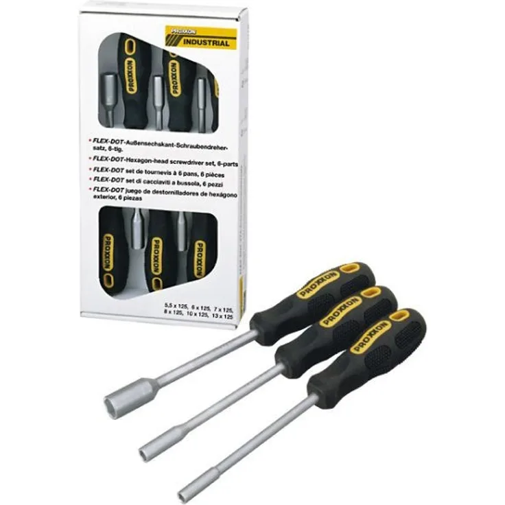 Proxxon FLEX-DOT 22644 Schraubendrehersätze, Außensechskant, 6-teilig