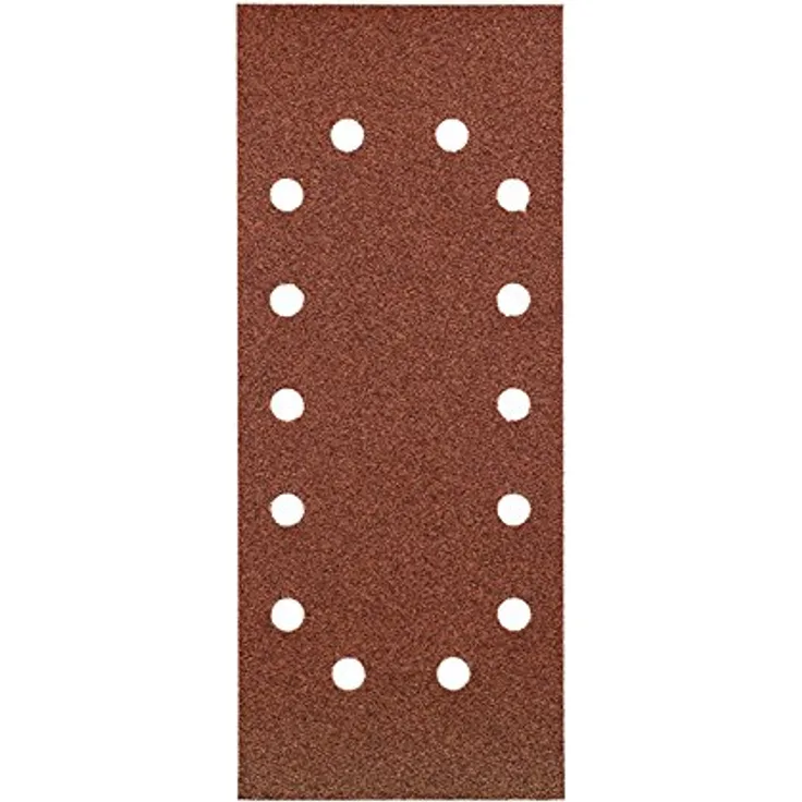 kwb Quick-Stick Schleifpapier – für Schwing-Schleifer K 40, K 80, K 120, K 180, für Holz und Metall, 115 mm x 280 mm, Korund, gelocht (30 Stk.) - Preisvergleich