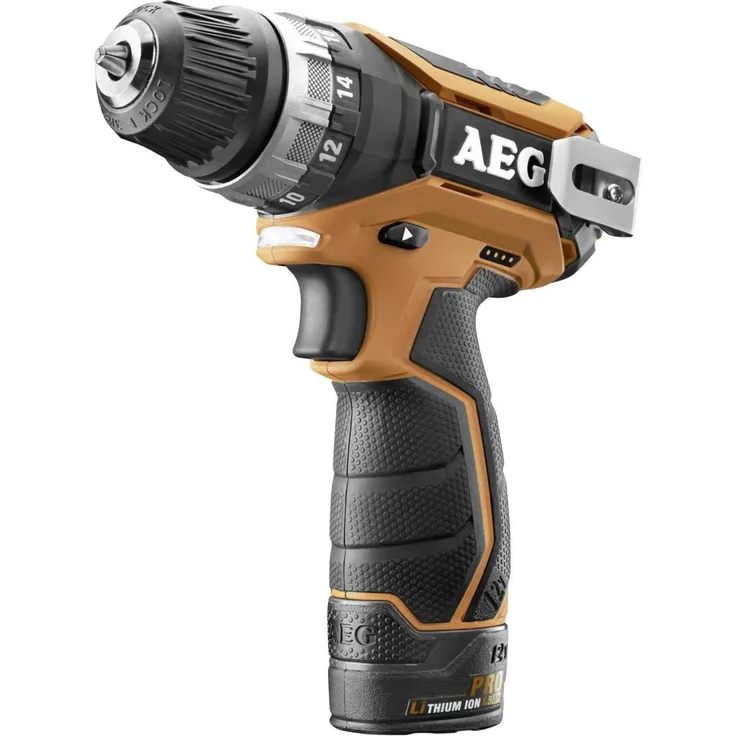 AEG BS 12 C2 (2 x 1,5 Ah) mit Ladegerät in Transporttasche