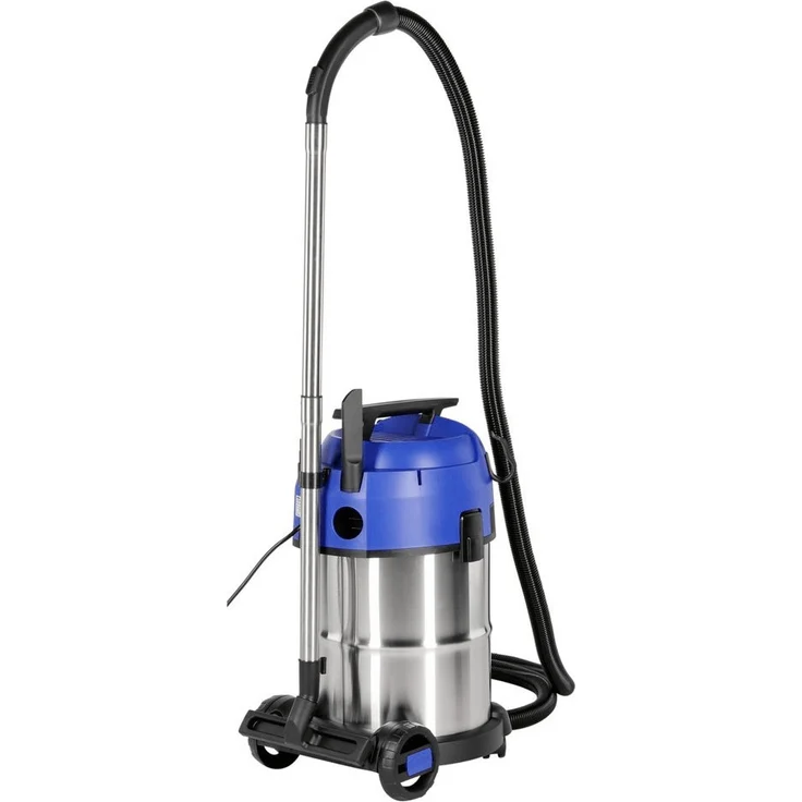 Nilfisk Multi II 30 T INOX VSC Nass--Trockensauger, für die Reinigung im Innen- & Außenbereich, 30 Liter Fassungsvermögen, 1400 W Eingangsleistung, 230 V (blau) Beutel - beutellos 30 Liter – Bild 5