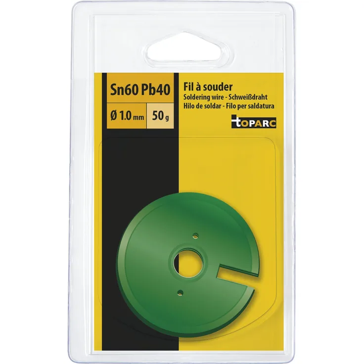 GYS 046665 Spule mit Lötdraht-60% Zinn-Ø 1,0 mm-50 g
