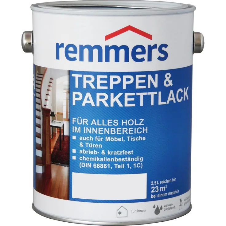750ml Treppen+Parkettlack farblos sdm - Remmers