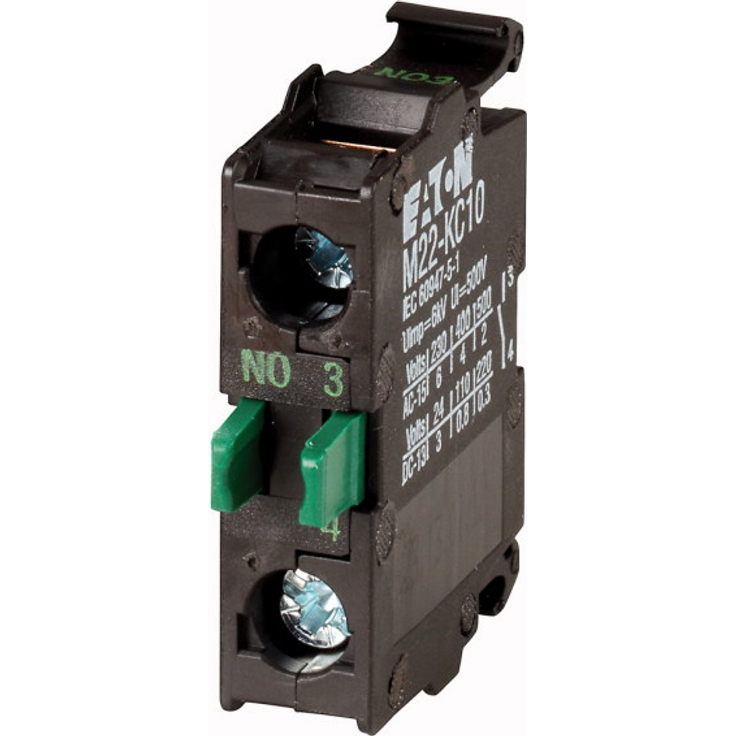 EATON Kontaktelement Schliesser M22-KC10 Bodenbefestigung Schraubklemme M22-KC10 (216380)