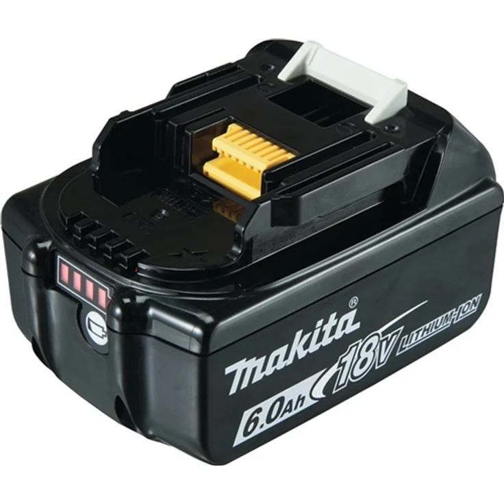 Makita BL1860B Akku Li-Ion 18V LXT 6 Ah mit Ladestandsanzeige 1 Akku, ohne Ladegerät – Bild 1