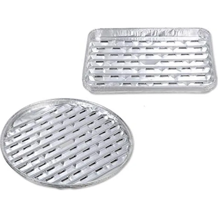 Tepro Aluminium-Grillschalen 3er-Set 34x34x1