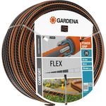 GARDENA Comfort FLEX Schlauch 19 mm (3-4 Zoll), 50 m: Formstabiler, flexibler Gartenschlauch mit Power-Grip-Profil, aus hochwertigem Spiralgewebe, 25 bar Berstdruck, ohne Systemteile (18055-20)