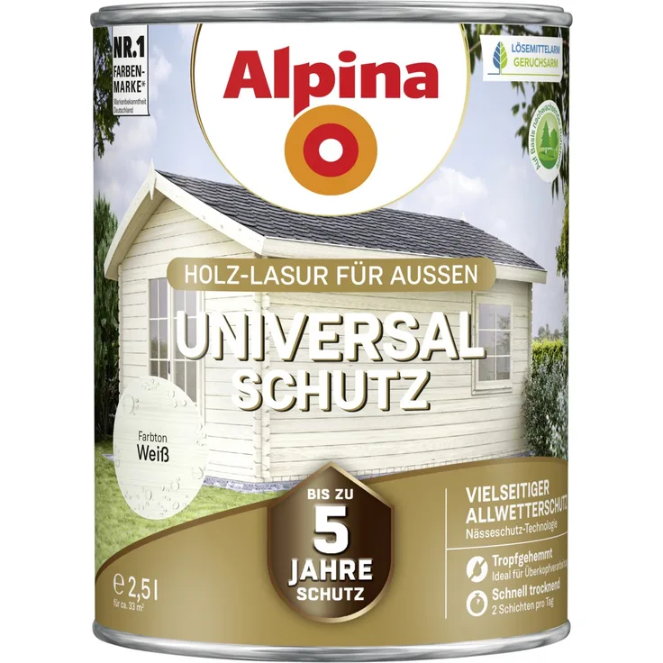 Alpina Universal-Schutz 2,5 l, weiß