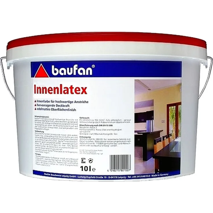 10L Baufan Innenlatex weiß