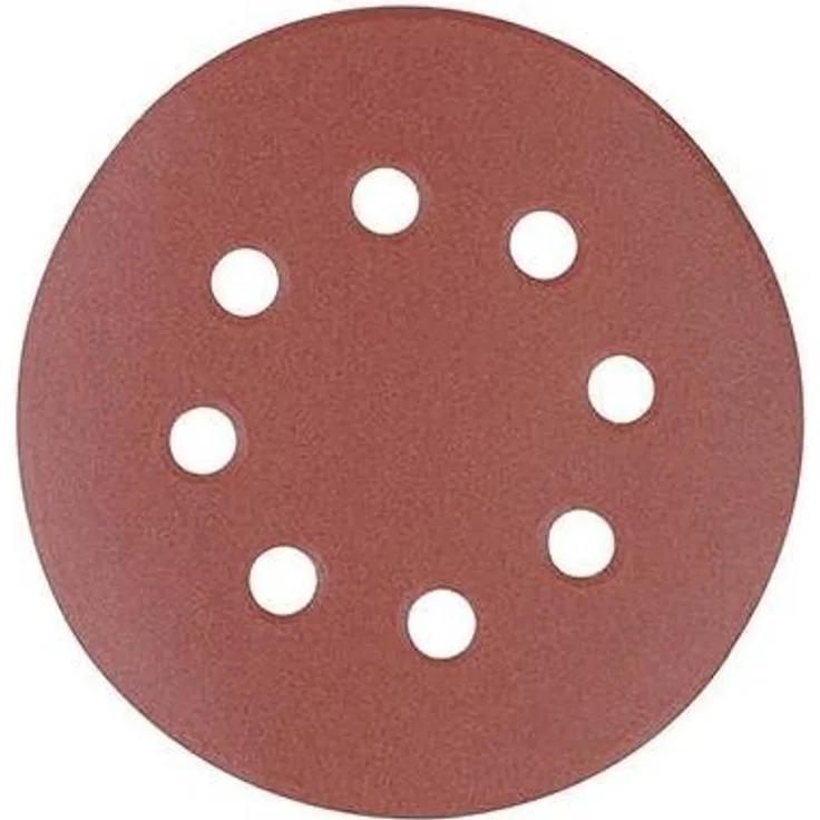 Silverline 822649 Klettschleifscheiben, gelocht, 125 mm, 10er-Pckg. 40er-Körnung