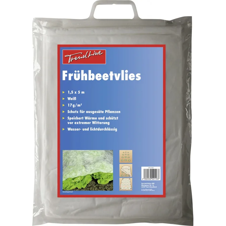 TrendLine Frühbeetvlies 1,5 x 5 m