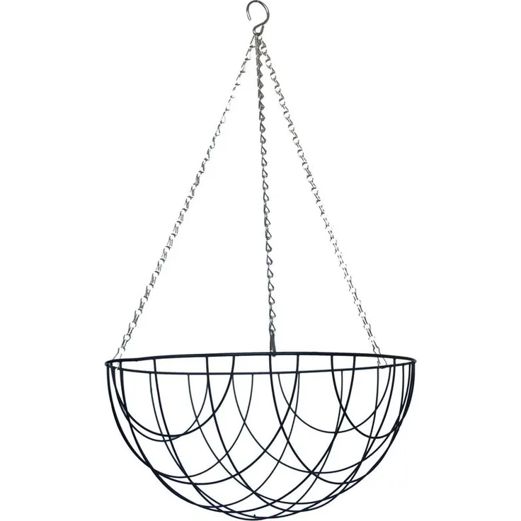 Esschert Design Hanging Basket Metallkorb Ø 40 cm mit Kette