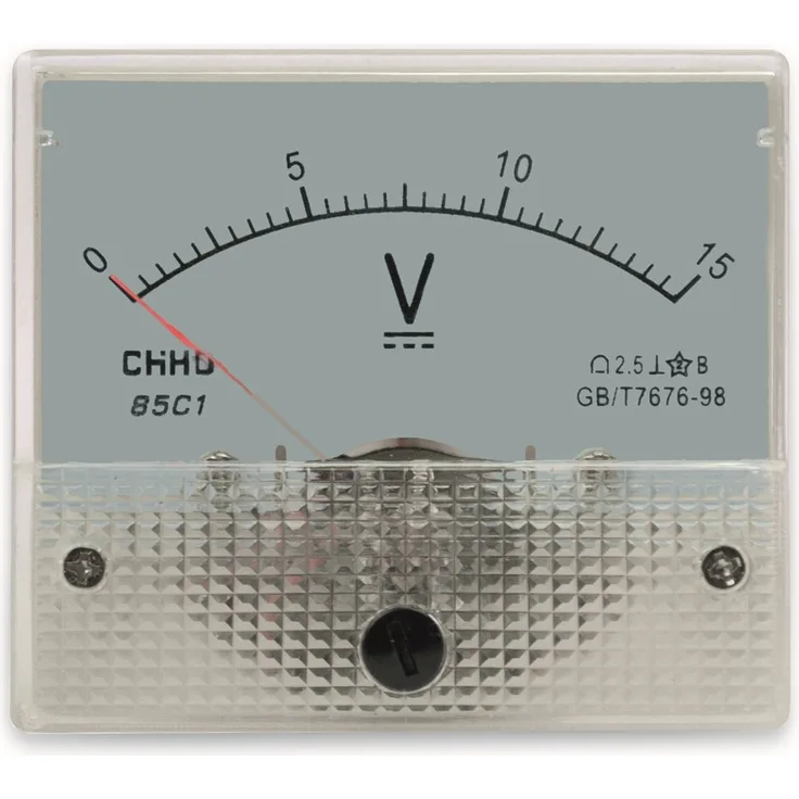Einbau-Messinstrument, 0...15 V-