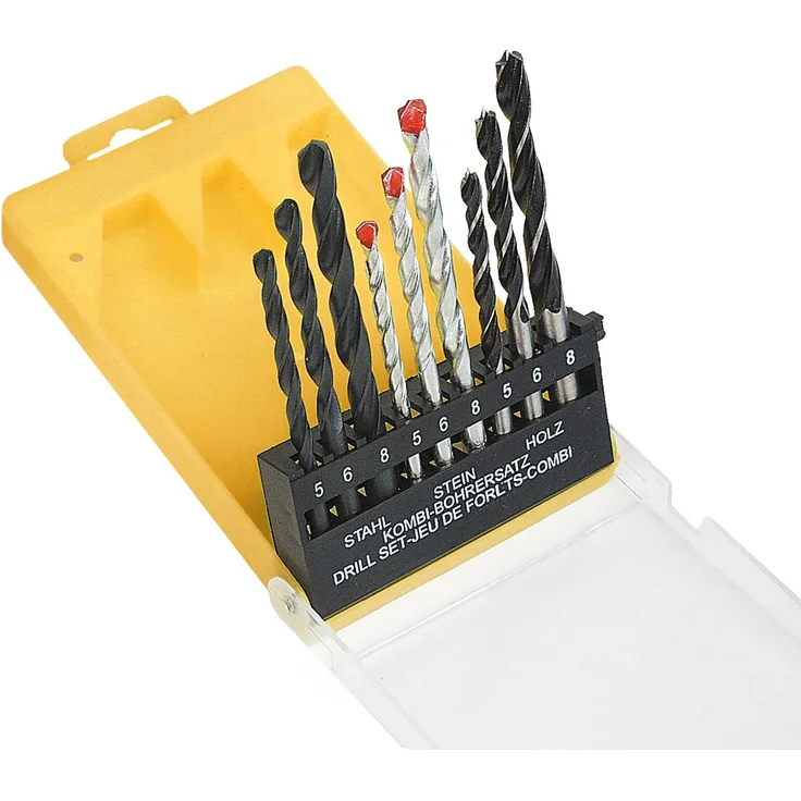 Mannesmann Kombi-Bohrersatz 9-tlg. in Pl. Kas., M 520-KOMBI