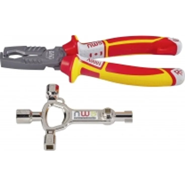 NWS Multifunktionszange Geeignet für Rundkabel 5 bis 16 mm² 8 bis 13 mm MultiCutter 748