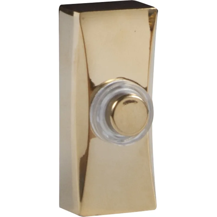 Byron 7960 drahtgebundener Klingelknopf Nickel, gebürstet - beleuchteter Taster