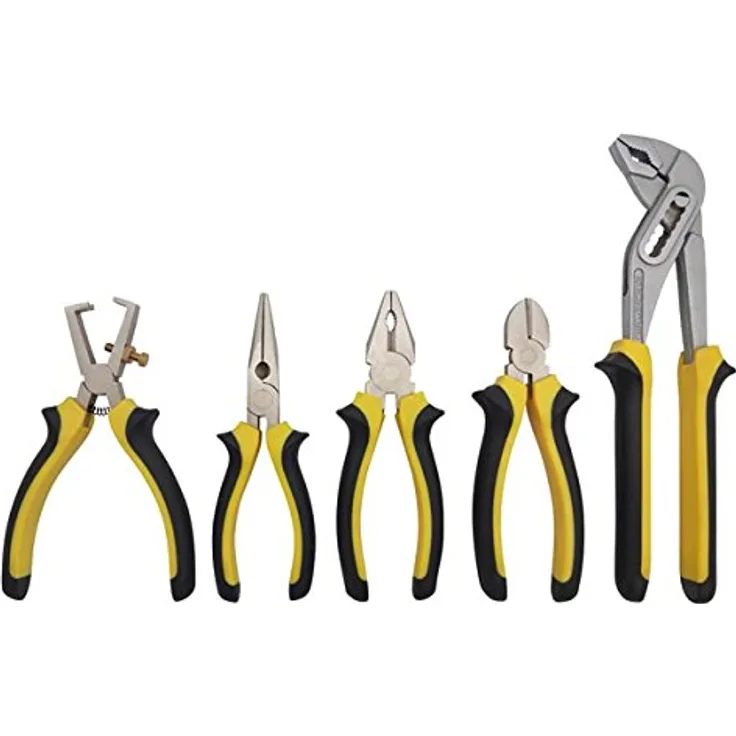 Toolland HPSET1 Chrom-Vanadium-Stahl Zangenset (5-er pack)
