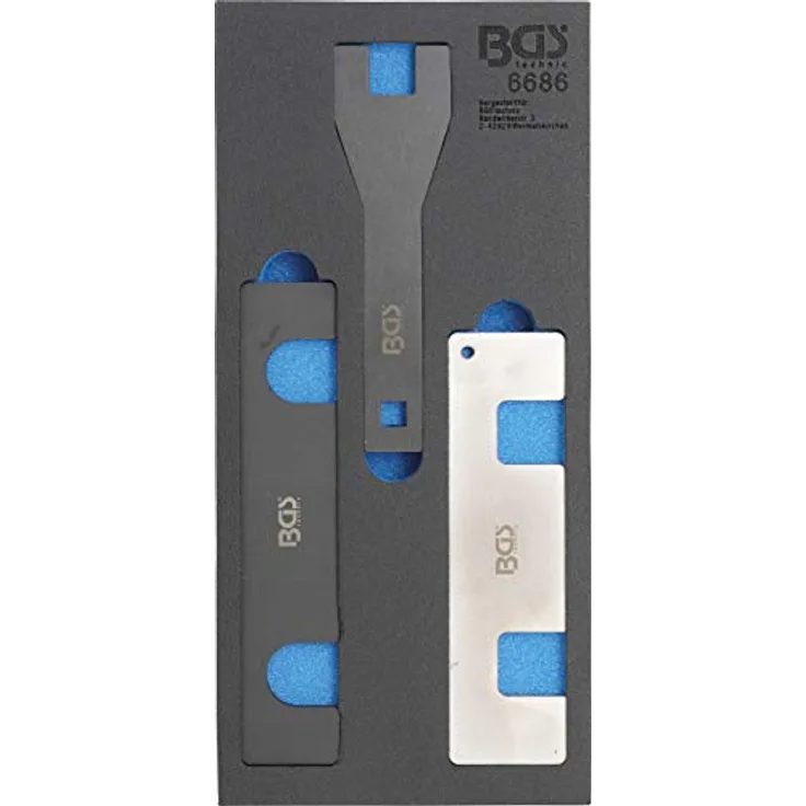BGS 6686 | Werkstattwageneinlage 1-3 1.0, 1.4 L Motor-Einstellwerkzeug-Satz für Opel 10, 14 L Benzinmotoren