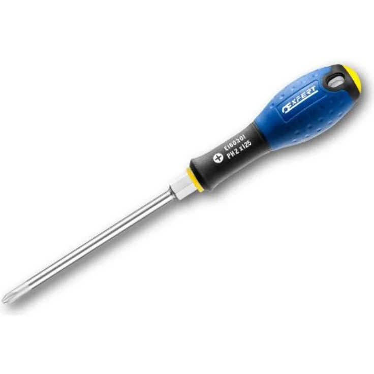 EXPERT E160302 Schraubendreher mit Phillips-Profil, mit 6-Kant Ph3x150