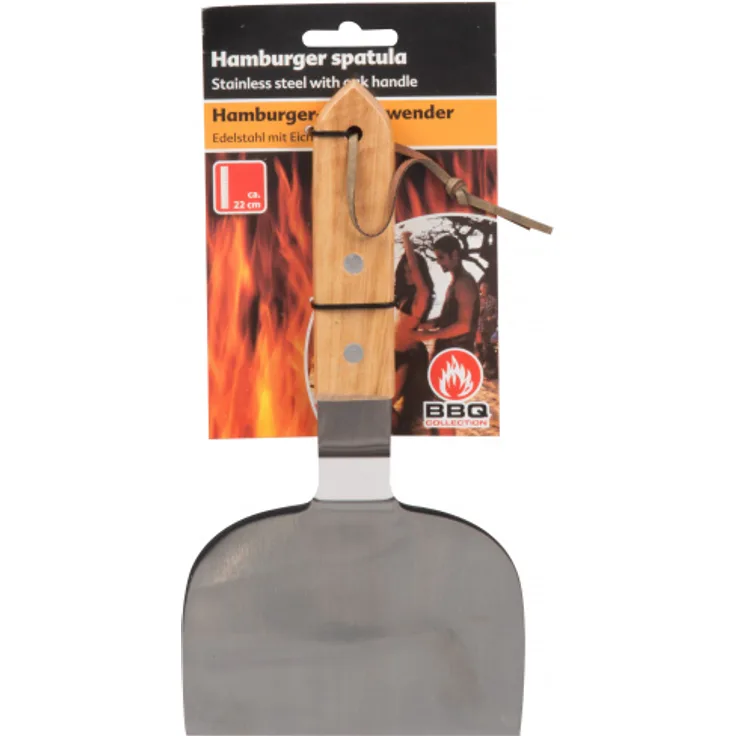 grill-Hamburgerspatel Luxus-Eiche 25 cm