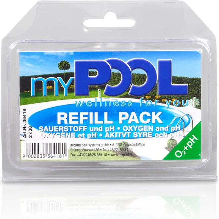 MyPool Sauerstoff/pH Refill Pack 2x30 Tabletten