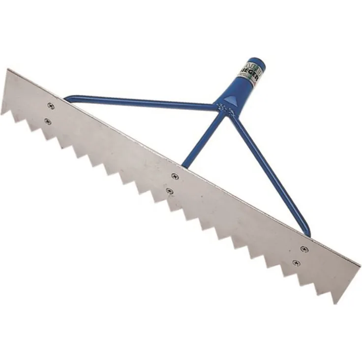 SIEGER-Alu-Teerverteiler ?gezahntes Blatt? angeschraubter pulverbeschichteter ohne Stiel