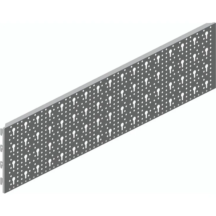 Element System 11400-00004 Heimwerker-System-Wand-Stahllochplatte 11400, 800x200, FE, weiß (ähnl. RAL 9003), 2 Stück