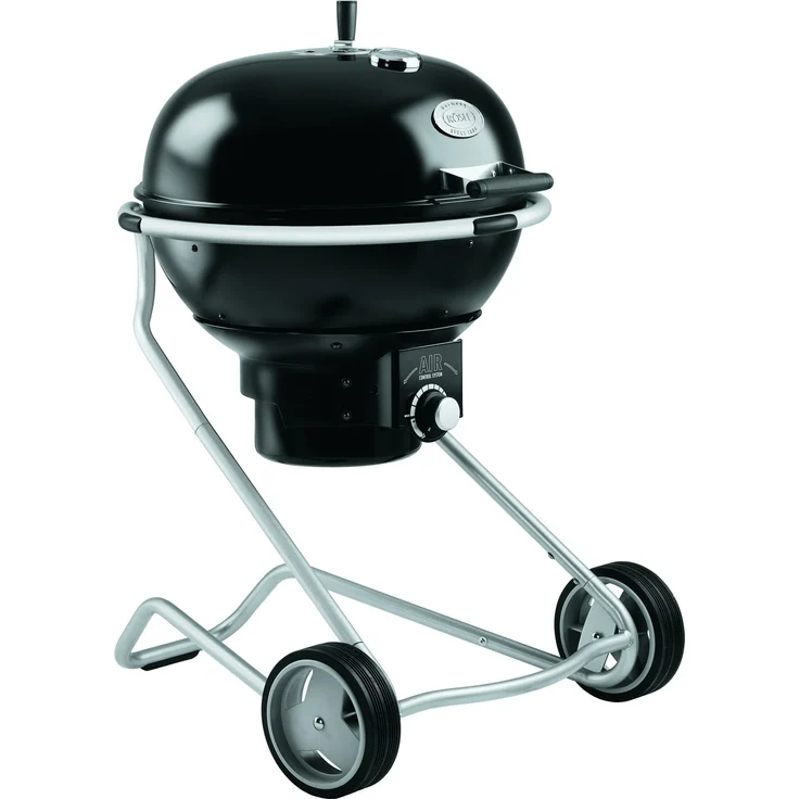 RÖSLE Holzkohle-Kugelgrill No.1 AIR F60, Hochwertiger Kohlegrill mit Air Control System, Deckelscharnier, Deckelthermometer, klappbarer Edelstahl-Grillrost, extra große Grillfläche und Grillraum – Bild 1