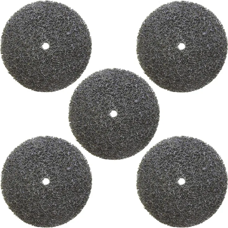 Wilpeg Putzscheibe Polierscheibe Polierkissen 100mm Nylon VPE 5 Stück